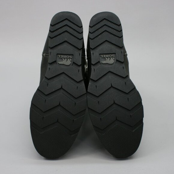 Sorel Ladies 10.5 Major Pull-on 2-Buckle Gray Leather Suede Boots - NL2166-028 - Picture 9 of 12